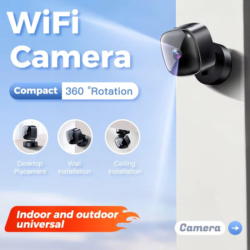 Mini Camera WiFi Camera Wireless Security Protection Remote Monitor Camcorders Video Surveillance Smart Home Mini Cam HD Camera