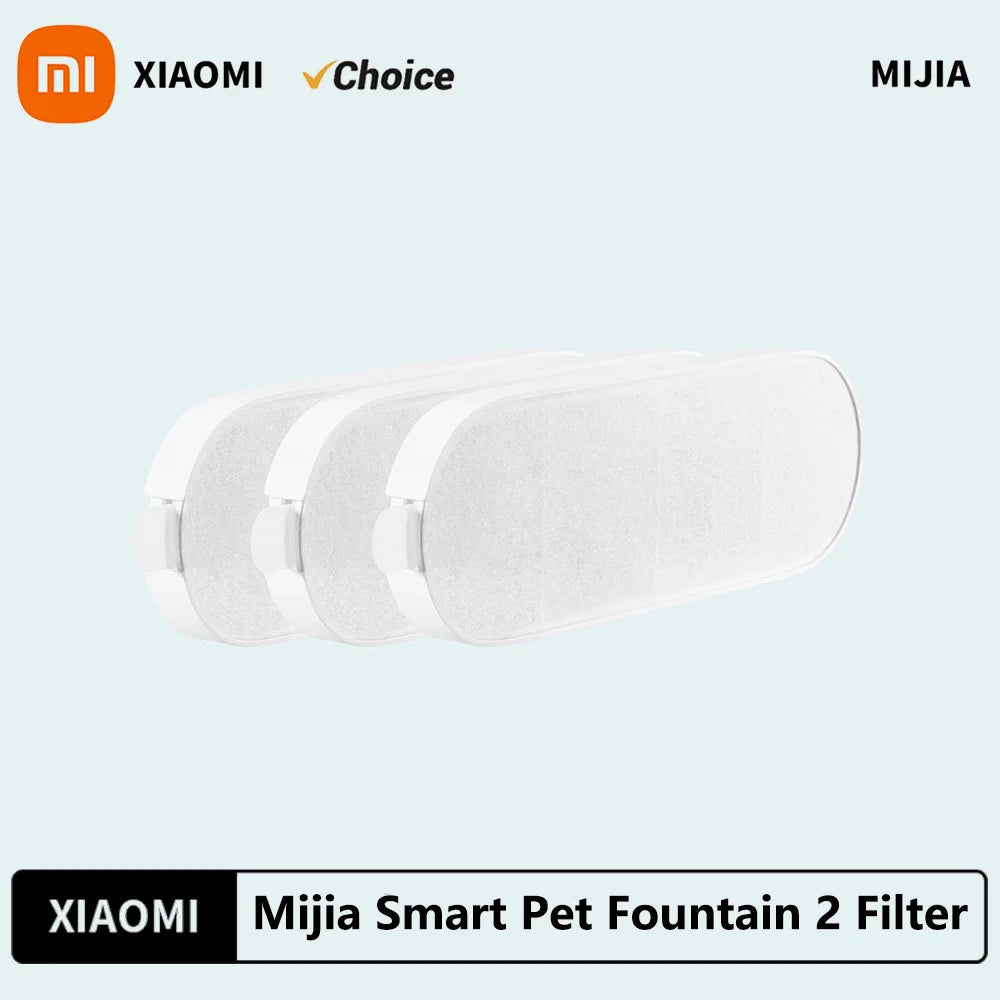 Original Xiaomi Smart Pet Fountain 2 Filter 3 Pcs Healthy filtering for freshness in every drop