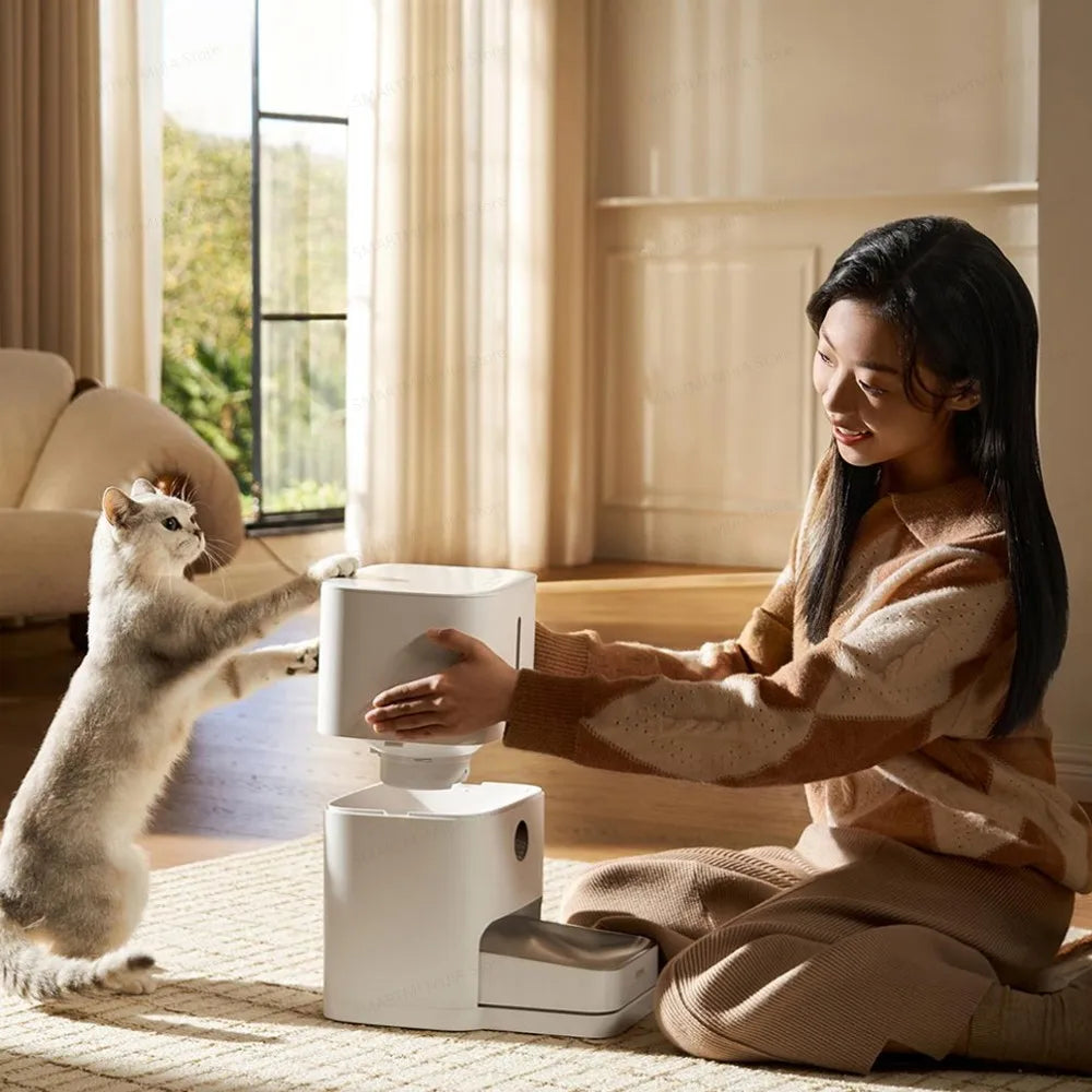 SmartHomePaws WiFi Automatic Pet Feeder with App Control – Smart Food Dispenser for Cats & Dogs