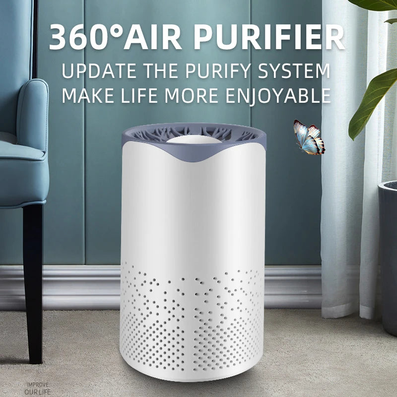 Air Purifier Remove Dust Remove Second-hand Smoke Formaldehyde Home Desktop Small Portable Air Disinfection Machine