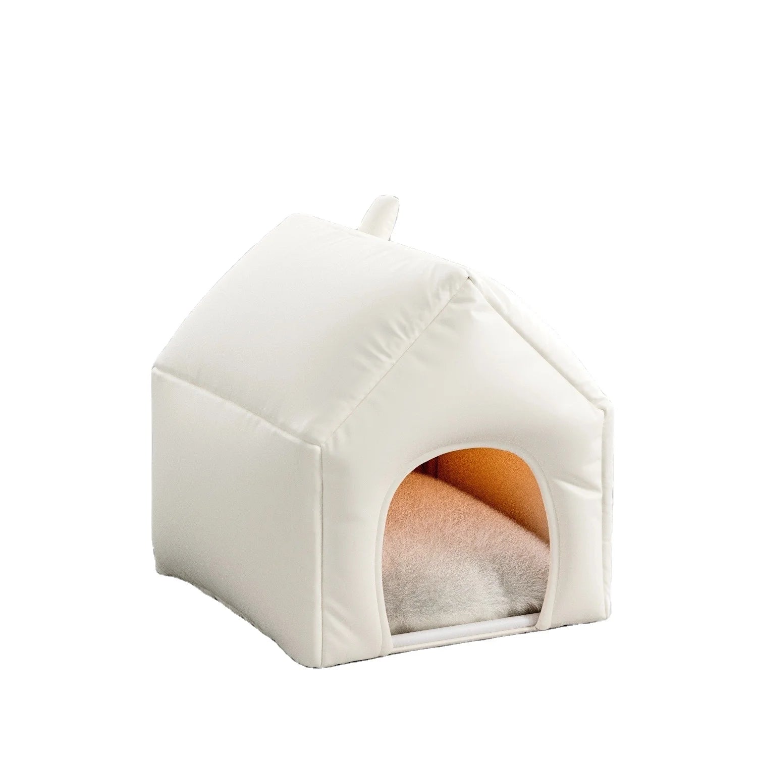 Autumn Winter New Smart Dog Cat Heated Bed Solid Pattern Eco-Friendly Constant Temperature Winter Warm Enclosure Safe for Pets