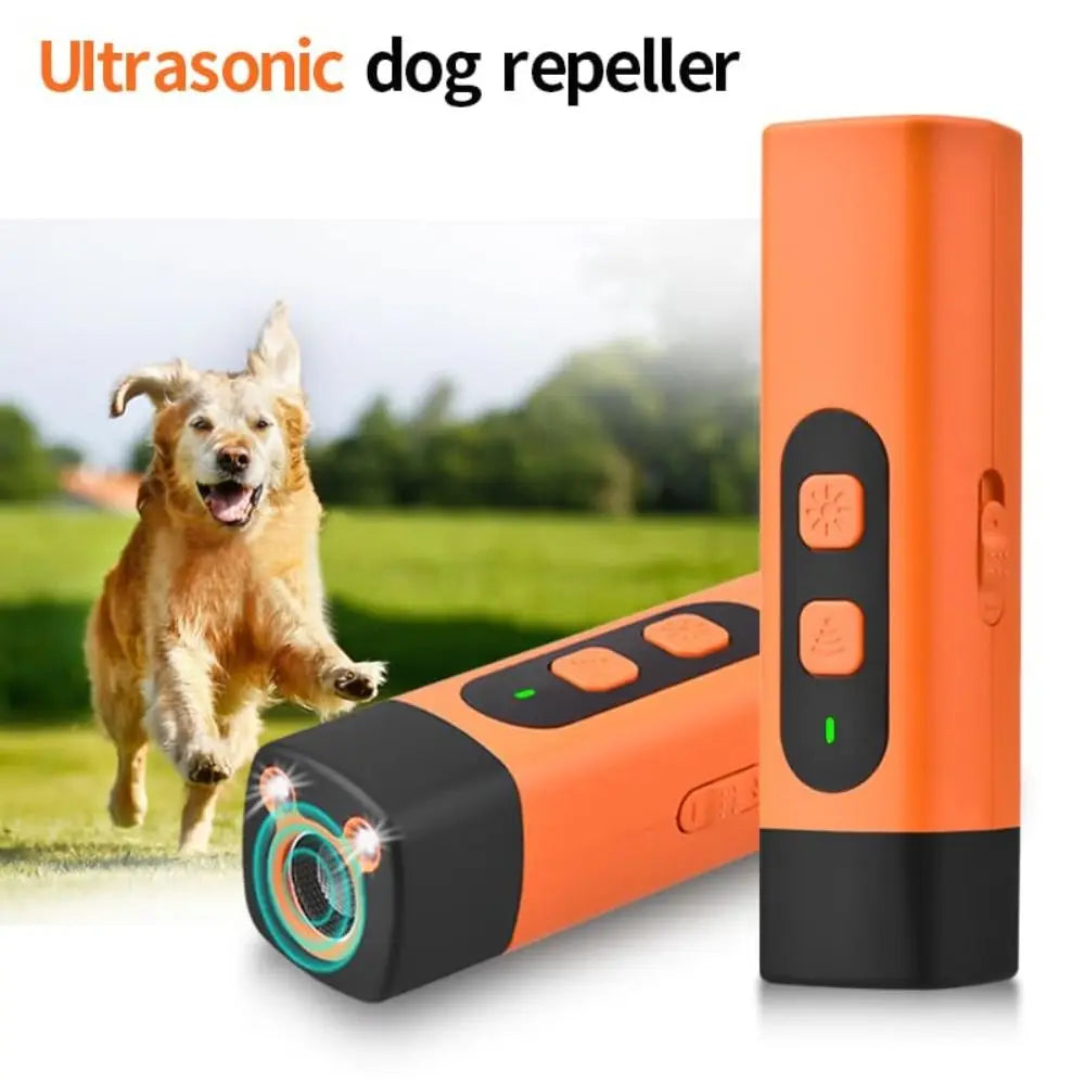 Portable Anti-Barking Dog Bark Deterrent Device 40KHz Professional Bark Control Rechargeable Compact Bark Shield Indoor Outdoor