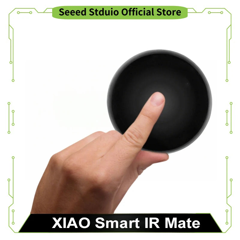 XIAO Smart IR Mate Smart Infrared Remote Control Hub for Home Assistant, ESP32-C3 Core,One-touch learning, Haptic Feedback 