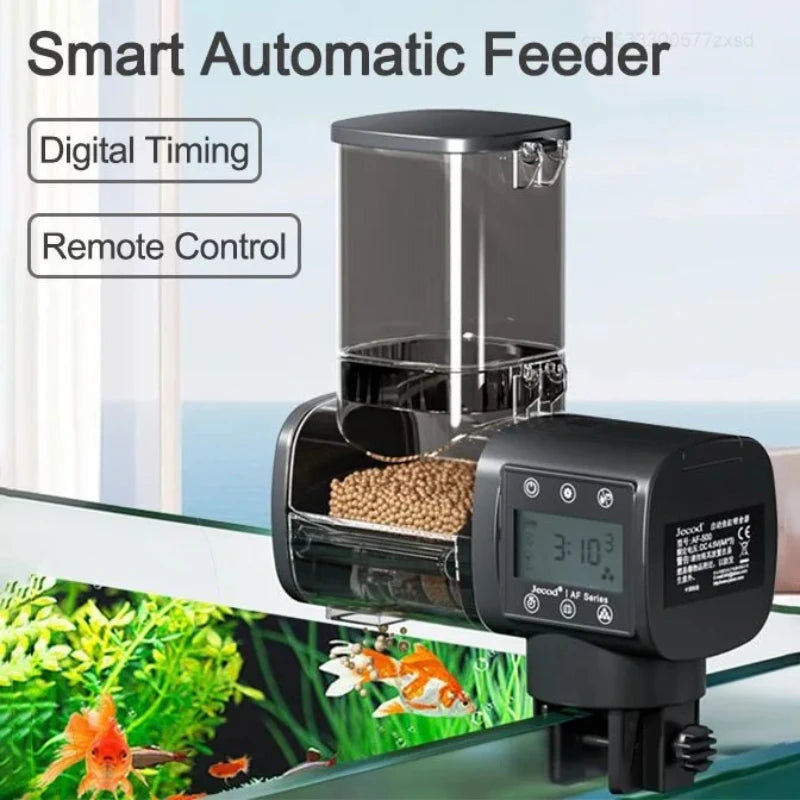 New Aquarium Fish Tank Feeder Intelligent Automatic Feeder Digital Timing Wifi Wireless Remote Control Fish Feeding Machines