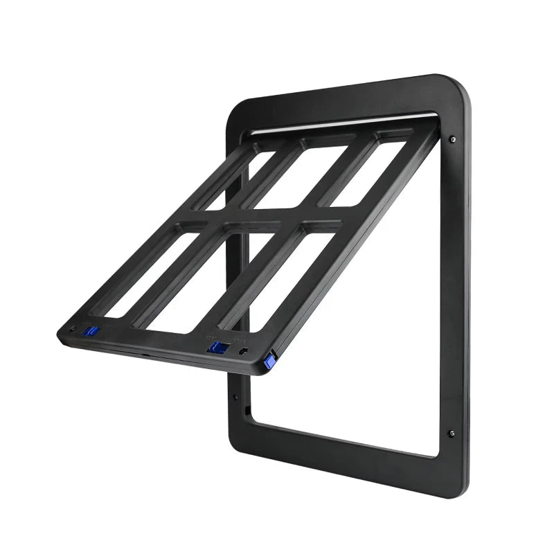 Hot-selling pet door for screen doors with magnetic flap to lock insert, sliding door for dogs and cats