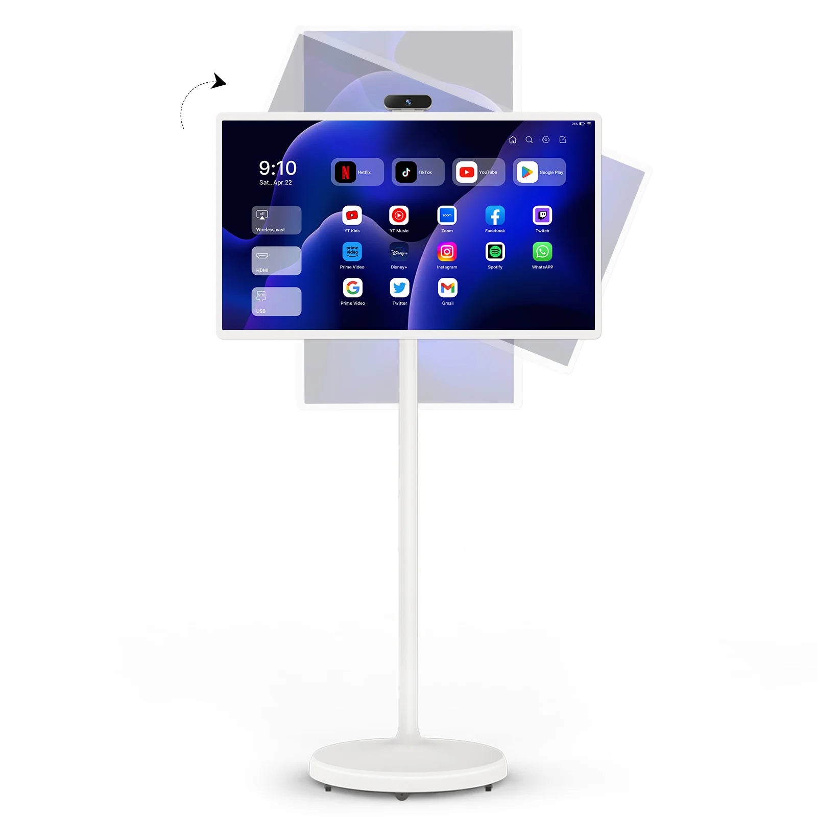 24 Inch Capacitive Incell Touch Screen Displays Full HD LCD Android Monitor