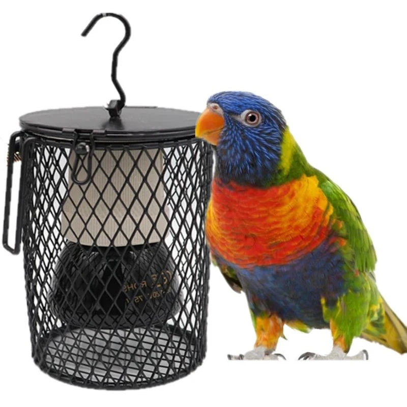 E27 Pet Heating Lamp for Turtle Snake lizard Infrared Ceramic Emitter Heat Light Reptile Lamp With Anti Bite Spring EU Plug