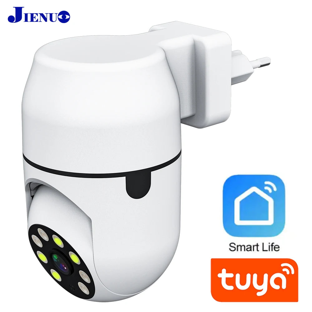 Smart Life Wireless Camera IP HD Tuya Human Auto Tracking Cctv Security Surveillance Color IR Night Vision Indoor Wifi Home Cam
