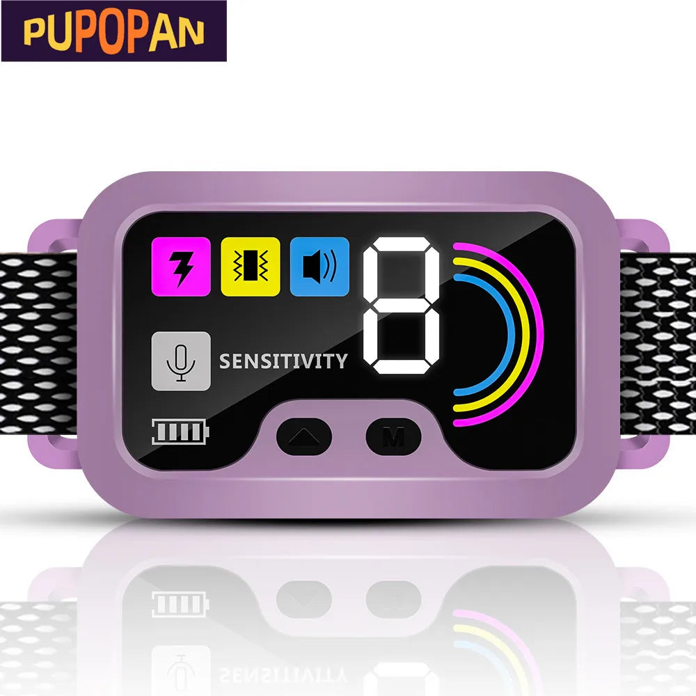 Smart Dog Training Collar for Large Dogs - Shock Collar with 3 Training Modes Waterproof Electric Shockers And Training Icons