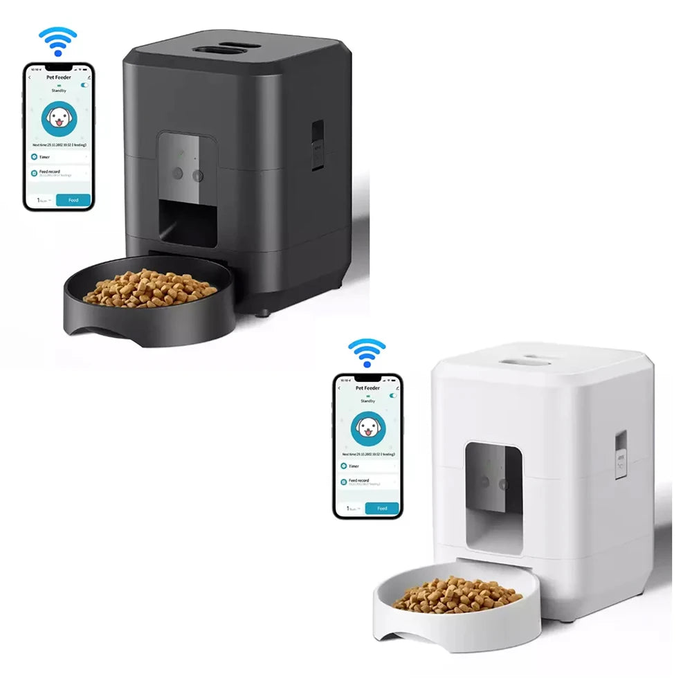 2L Smart Control Pet Feeder WIFI Feeders For Cats Remote Feeding cat Food Dispenser Automatic Pets Feeder
