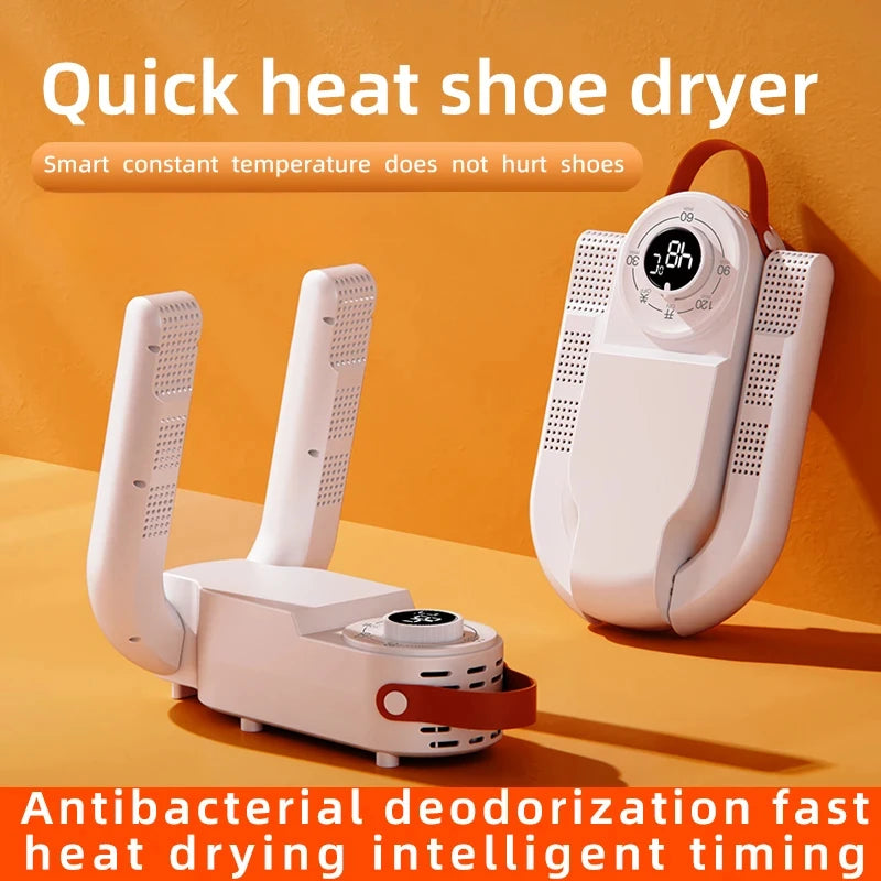 Intelligent Timer Shoe Dryer Adjustable Dryer Quick Drying Deodorizing Sterilizing Shoe Dryer Household Shoe Warmer Heater