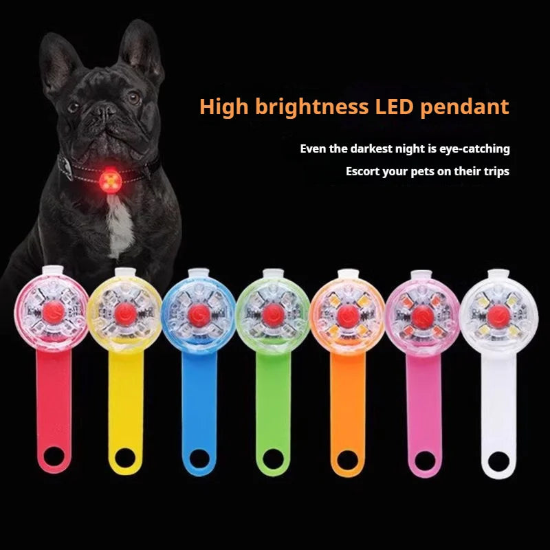 LED Pet Dog Cat Collar Pendant Night Safety Cat Luminous Light Waterproof Flashing Harness USB Charging For Dog Accessories