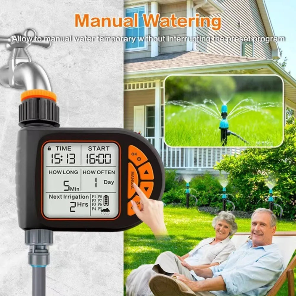Digital Smart Timer Water Sprinkler Water Saving Durable Plant Watering Timer Professional Automatic Water Irrigation Controller