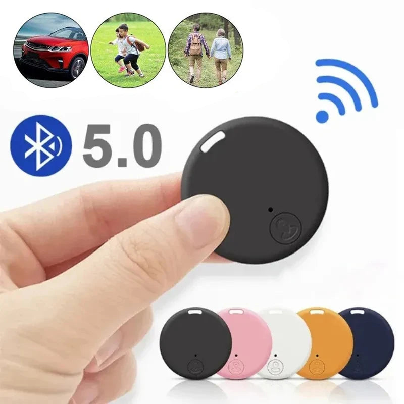 Mini Fashion Smart Dog Cat Pets Bluetooth 5.0 GPS Tracker Anti Lost Alarm Smart Tag Wireless Child Bag Wallet Key Finder Locator