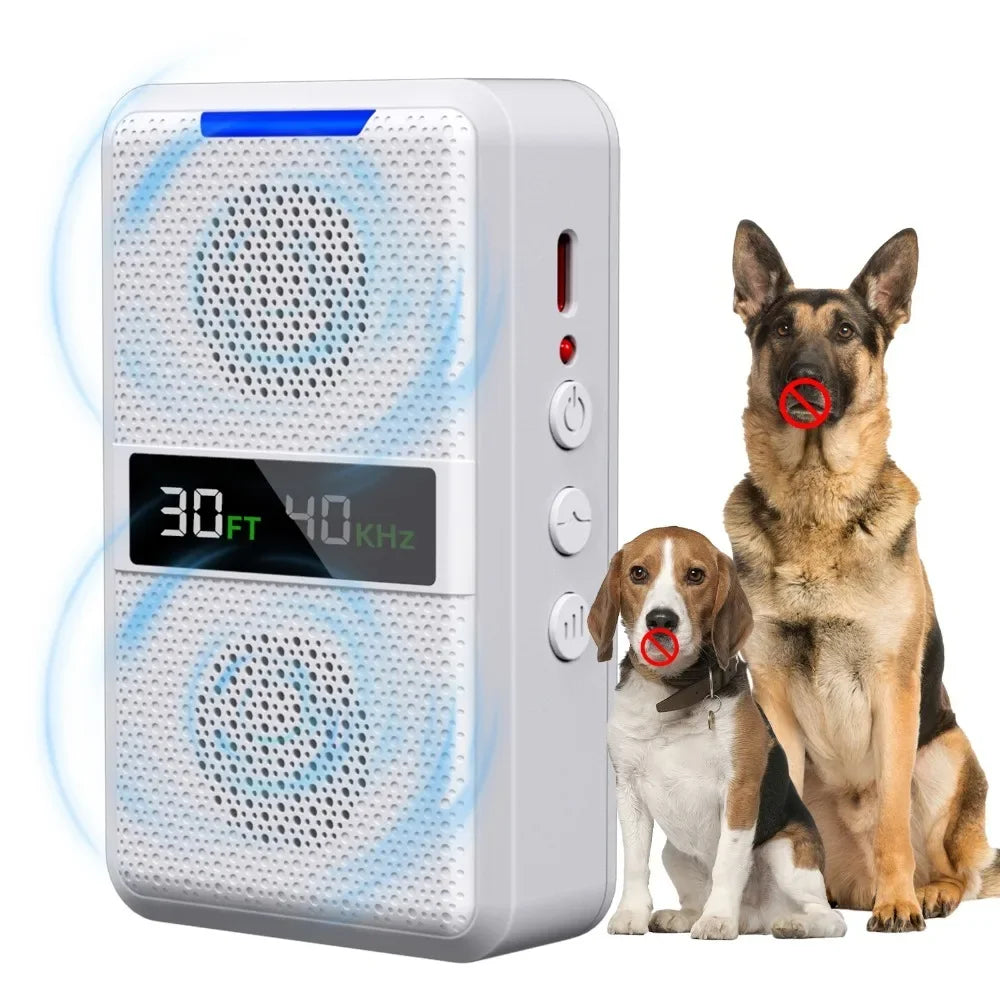 Anti Barking Device for Dogs, Ultrasonic Dog Bark Deterrent Devices, Adjustable Frequency & Range, for All Kinds of Dogs