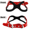 Soft Suede Leather Small Dog Harness for Puppies Chihuahua Yorkie Red Pink Black Ajustable Chest 10-13"