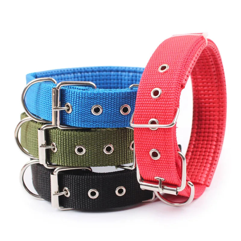 SmartHomePaws Heavy Duty Nylon Dog Collar - Durable Metal Buckle Pet Collar for Small, Medium & Large Dogs