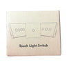 Smart Home EU Dimmer Switch White Crystal Glass  Light Dimmer Switch 500W,110-240V RF Switch 220V
