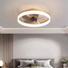 Modern smart ceiling fan LED DC black ceiling fan with light Bedroom Living Room Decorative Silent ventilateur de chambre light
