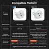 Smart Plug Zigbee/WiFi Socket US 16A With Power Monitor Timing Function APP Control Smart Home Automation Works With Alexa Z2M