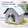 Summer Cool Bed for Cats and Dogs Foldable Cat Air-conditioned House Homemade Ice Packs for Cooling Pet House Ice Bed