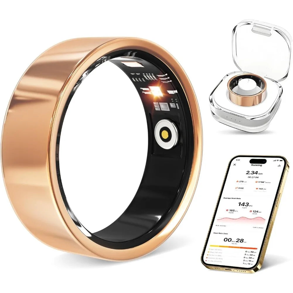 Smart Home Paws Y98 Fitness Ring for Heart Rate, Sleep & Steps image 1