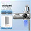 Smart Faucet Water Filter - Removable Ceramic Filter for Pure Drinking Water, Anti-Scale Home Water Purifier for Kitchen & Bathr