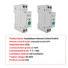 Smart Switch Circuit Breaker 63A WiFi Remote Mobile Phone Control Home Remote Power Off Timer Switch with Metering VA. detection