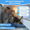 Smart Anti-Meow Cat Collar - 3 Modes (Sound/Vibration/Shock ), 1300FT Range, LED Display, USB Rechargeable, Auto Mode,Flashlight