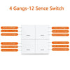 Smart ZigBee Switch 4 Gang Scenario 12 Scene Switch Push Button Controller Support DeCONZ Zigbee2mqtt Home Assistant