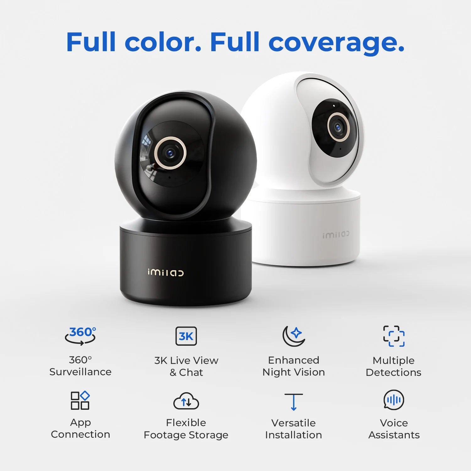 IMILAB C22 5MP Wi-Fi Video Baby Monitor | Smart Home Paws image 2