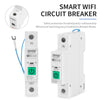 WIFI Circuit Breaker TUYA Smart Switch Overload Over Voltage Current Proteciton Temperature Control Relay Energy Meter 1P+N