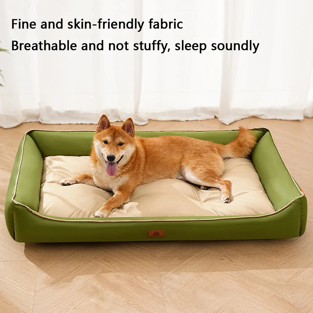 Summer Cooling Square Cat Bed for Dogs Comfortable Soft Small Cat Mat Elastic Cat Bed for Large Pet Cushion
