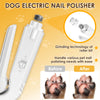 2 in 1 Pet Nail Grinder and Clipper Cat Dog Grooming Tool with LED Lights and Splash Guard USB Rechargeable Cat Dog Nail Trimmer
