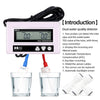 HM DM3 Digital Water Quality Tester Dual Probe Online TDS EC Meter Input/Output Water Quality Monitor for Tap Water Fish Tank