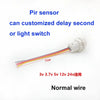 Smart Home Motion Sensor Switch, 5V/12V/24V Auto ON/OFF IR Detector for LED Strip Lights, Cabinet, Stairs, Closet