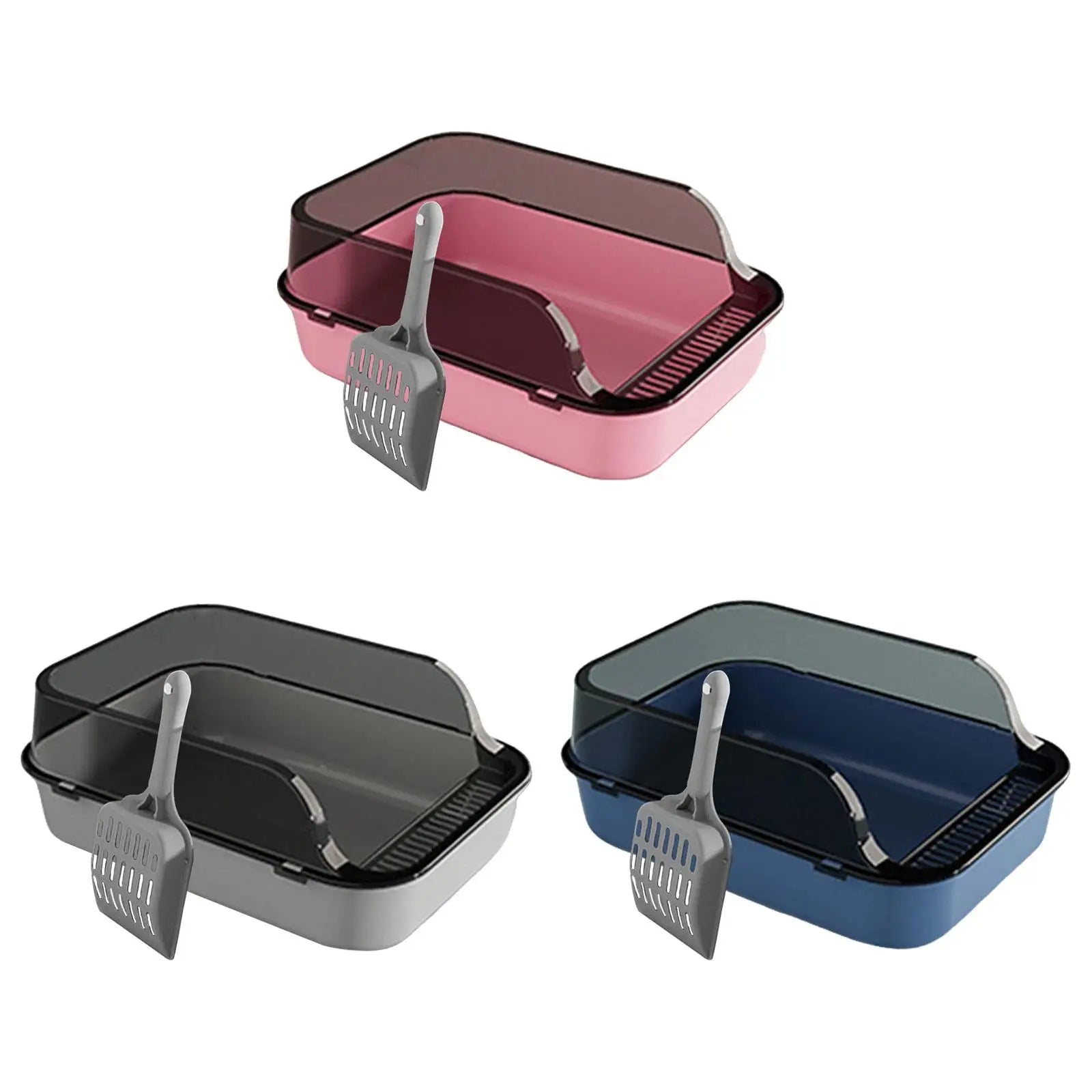 Cat Litter Box Kitten Potty Toilet for Small Medium Large Cats Small Animals