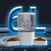 6L WIFI cat automatic feeder, double meal pet feeder, cat food dispenser that can feed 2 pets at the same time, dog feeder