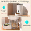 WiFi Automatic Cat Feeder 4L 2.4G Timed Multiple Auto Smart Dog Electric Self Feeding Remote Control Dry Food Basic Dispenser