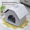 Summer Cool Bed for Cats and Dogs Foldable Cat Air-conditioned House Homemade Ice Packs for Cooling Pet House Ice Bed
