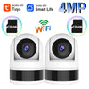 Smart Home 4MP Camera Tuya WiFi Security Anti-theft Monitor Night Vision Function Supports Two-way Voice APP Remote Monitoring
