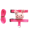 Small Animals Outdoor Wakling Supplies Cartoon Style Rabbit Harness and Leash Set for Bunnies Guinea Pig Bunny Accessoris Pet