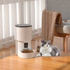 Smart WiFi Pet Feeder 4L, APP Controlled Automatic Cat Food Dispenser, Programmable Feeder with Timer for Multiple Meals