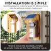 Smart Video Doorbell With Solar Charging, Wireless HD Camera, Waterproof Rain Cover, Two-Way Audio, Real-Time Mobile Monitoring