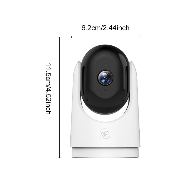 Smart  HD Indoor Home Security Camera Ideal for monitoring infants, seniors, pets, or caregivers Features real-time app alert