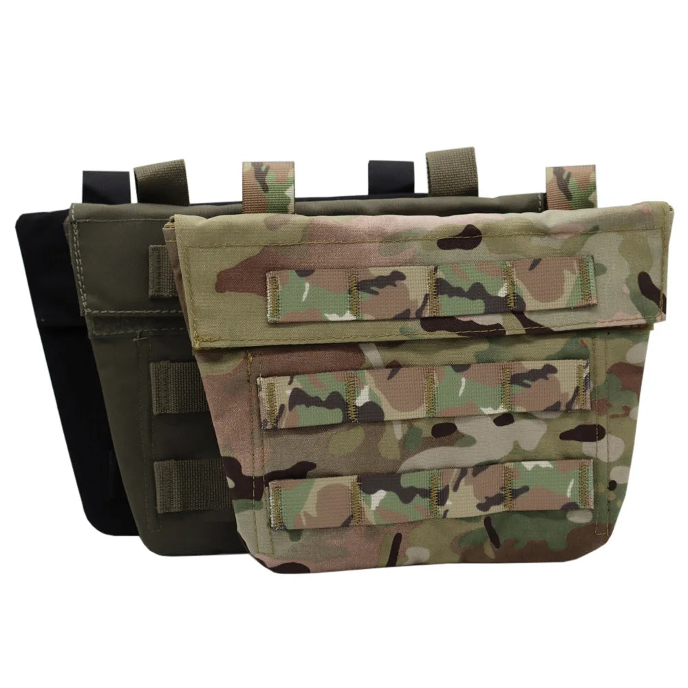 Tactical Vest Crotch Protection Lower Abdominal Platform Panel Molle LAP Groin Bag For AVS JPC CPC Hunting Vest Accessories