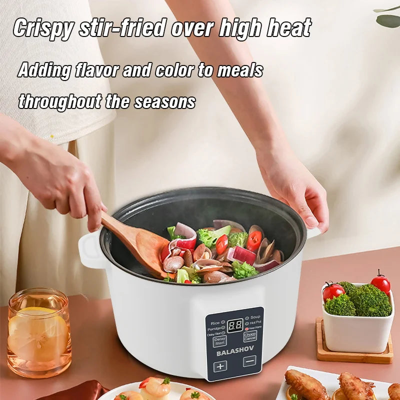 220V Multi Cookers Portable Electric Cooker Household Non-stick Pan