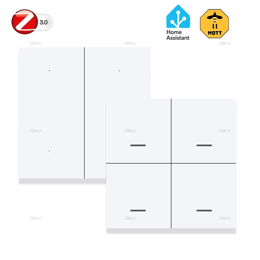 Smart ZigBee Scene Switch Wireless 12 Scenario Switch Push Button Controller Home Automation Switches For 2MQTT Home Assistant