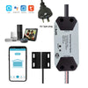 Smart WiFi Garage Door Opener Receiver - AC/DC Compatible, Tuya/SmartLife APP Control for Swing & Sliding Gates