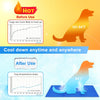 Dog Cooling Mat, Upgrade Cool mat for dogs, Super Scratch-Resistant & Non-Toxic Gel Cooling Pad Bed for Pet. Pressure Activated